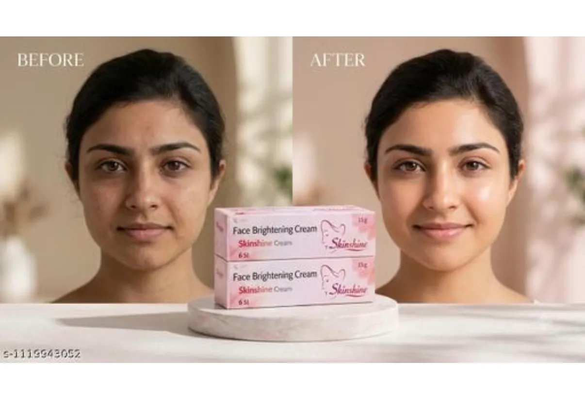 skin shine cream result